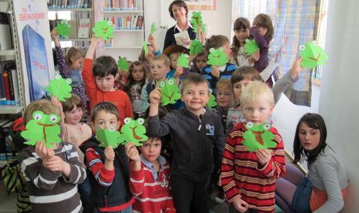 „Cowboy Klaus“ zu Besuch in der Stadtbibliothek